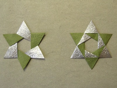 Christmas Origami Instructions: Hex Star (Maria Sinayskaya)