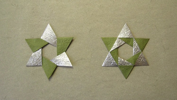 Christmas Origami Instructions: Hex Star (Maria Sinayskaya)