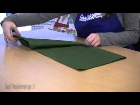 Craft Idea: Fold a Cloth Napkin into an Elf Hat