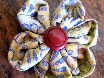 Craft - sewing project - Fabric Flowers with Clover tool
