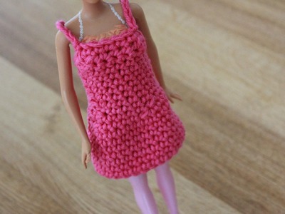 Crochet Barbie Dress Tutorial Pattern - Right Handed