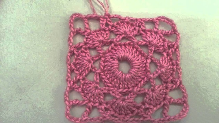 Crochet Granny Square Pattern  #1