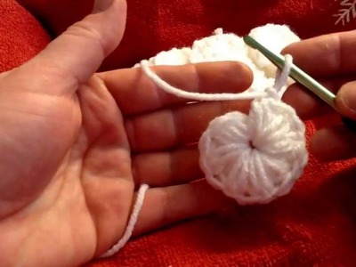 Cutest crochet puff stitch facial pads. . 