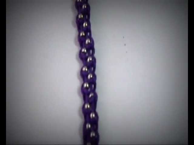 DIY - Beaded Square Knot Bracelet ! Xmas update !!! ;)