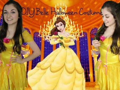 DIY Belle Beauty and the Beast Halloween Costume & Makeup!