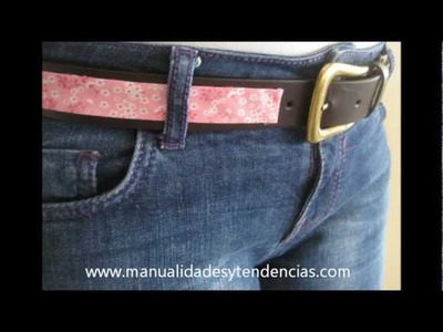 DIY: Customizar un cinturón. Customized belt