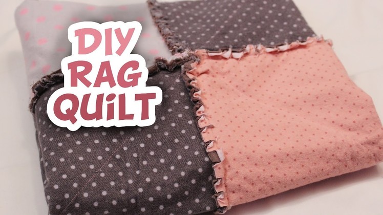 DIY Flannel Rag Style Baby Quilt {EASY} - Whitney Sews