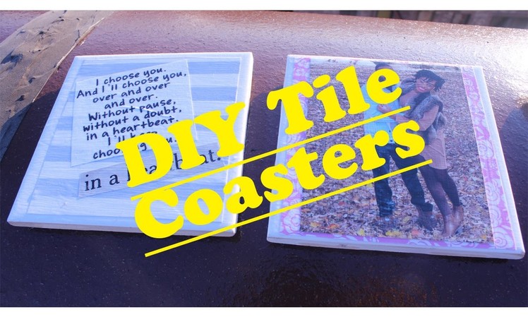 DIY Home: Tile Photo Coasters