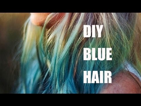 ✂ DIY How to dye your hair blue! ✂