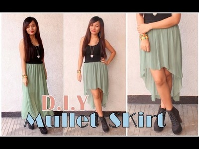 DIY Mullet. High-Low Skirt Tutorial