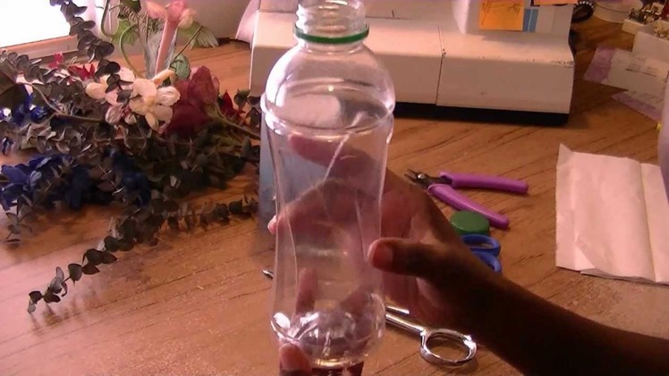 DIY Plastic Bottle Vase & Flower - Freestyle Friday #20