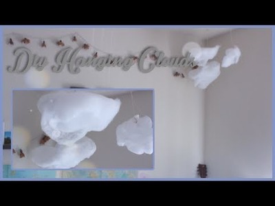 DIY Room Decor: Hanging Clouds!