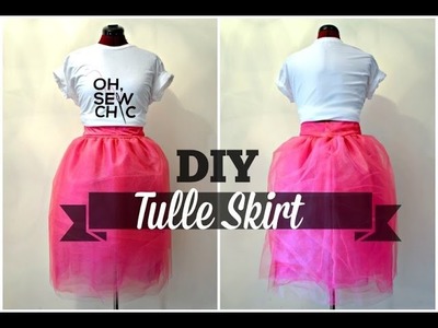 DIY Tulle Skirt with Hidden Zipper (NO PATTERN)