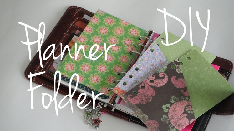 Folder Divider Tutorial DIY Franklin Covey Compact. Filofax Personal Planner