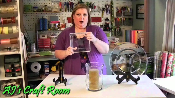 Glass Etching - AJ's Craft Room  (Great Home Decor Idea)