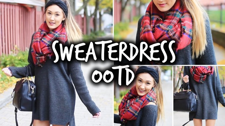 How I Style a SweaterDress. Fall OOTD!