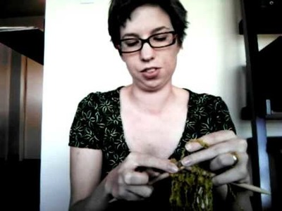 How to Bind Off &Weave in Ends on a Drop Stitch Scarf