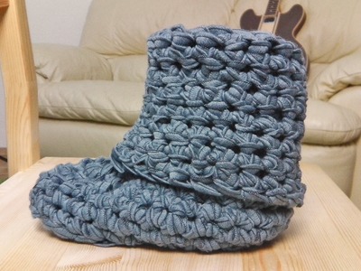 How to crochet boots for lefties