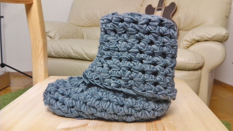 How to crochet boots for lefties