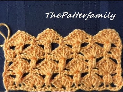 How to Crochet Stitch Pattern #6 │by ThePatterfamily