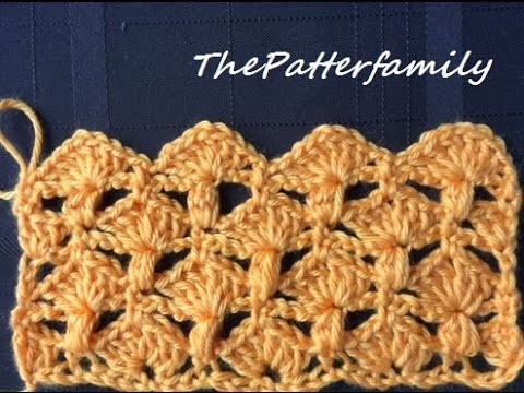 How to Crochet Stitch Pattern #6 │by ThePatterfamily