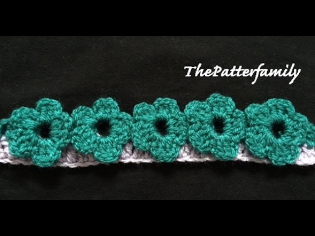 How to Crochet the Edge Border Stitch Pattern #21 │ by ThePatterfamily