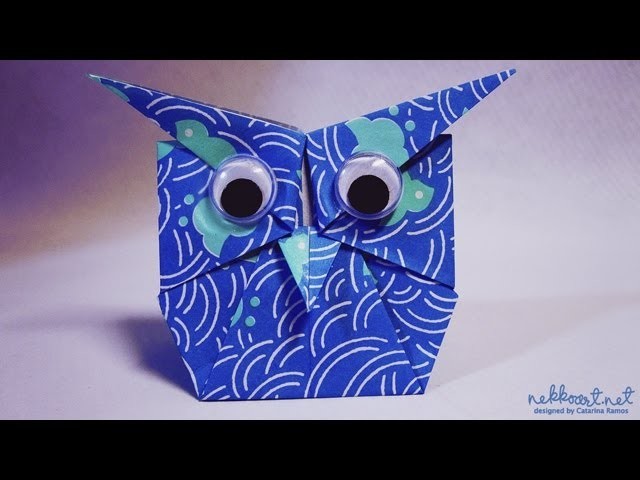 How to fold: Origami Owl by Shoko Aoyagi