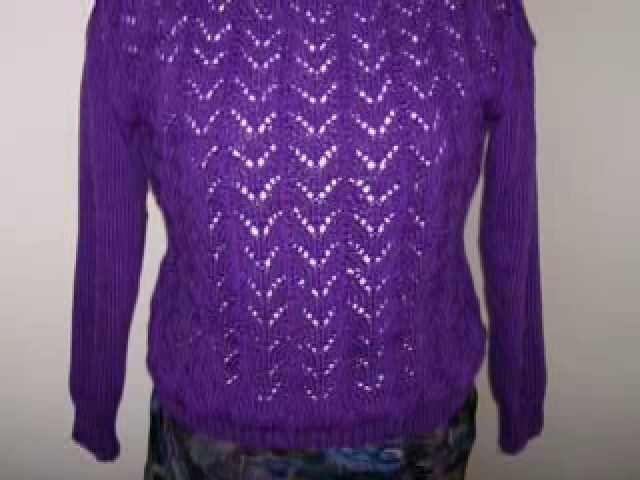 How to Knit a Lace Sweater - Lesson 1