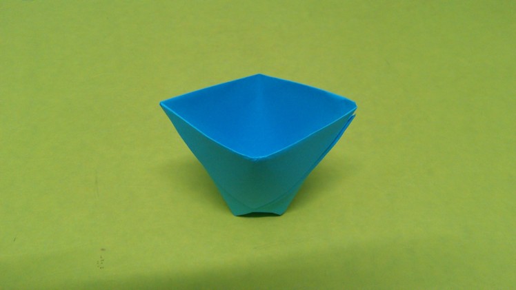 How to make a paper Cup or Origami Cup.