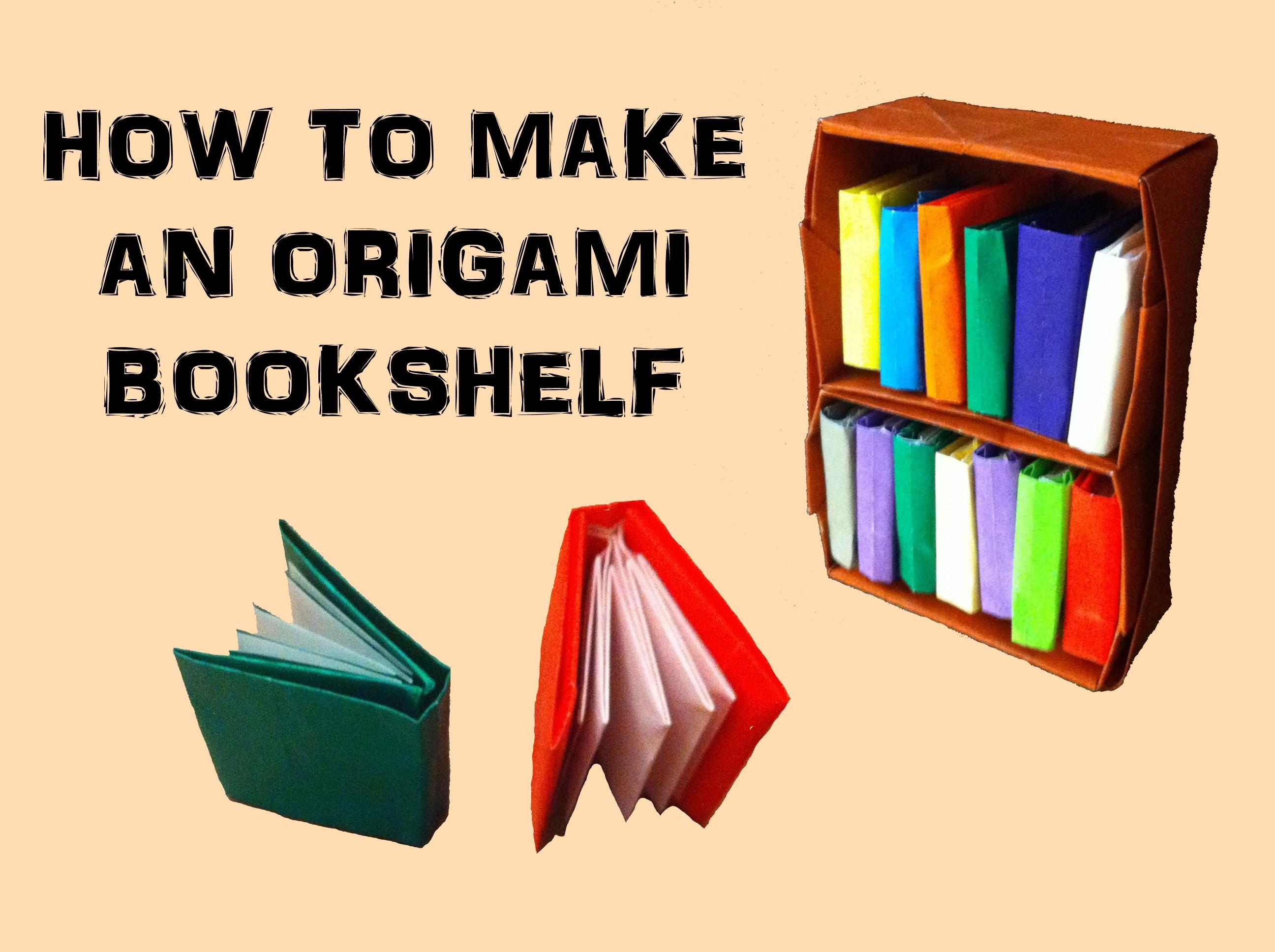 How To Make an Origami Bookshelf