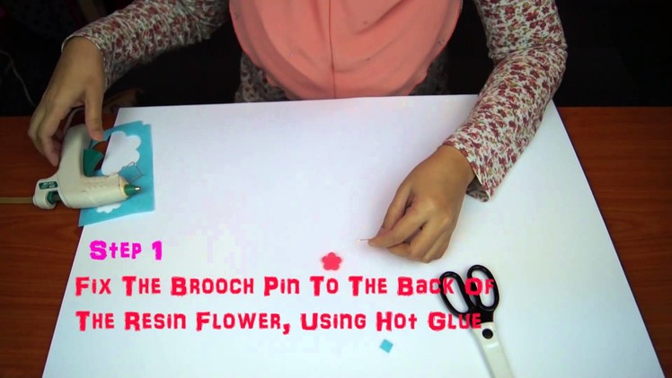 How To Make DIY Shawl. Hijab. Stick Pins - Tutorial 1