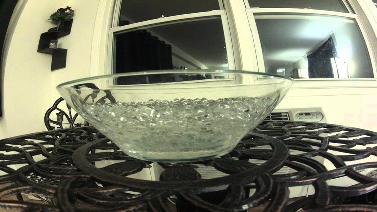 Hydration Beads Absorb Bowl of Water
