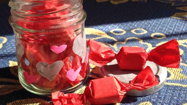 Make a Cute Valentines Day Candy Jar Gift - DIY Crafts - Guidecentral