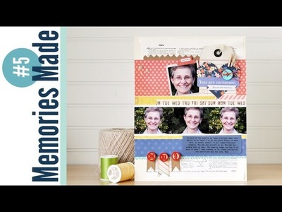 Memories Made #5 Scrapbooking Process Video: You Are Awesome