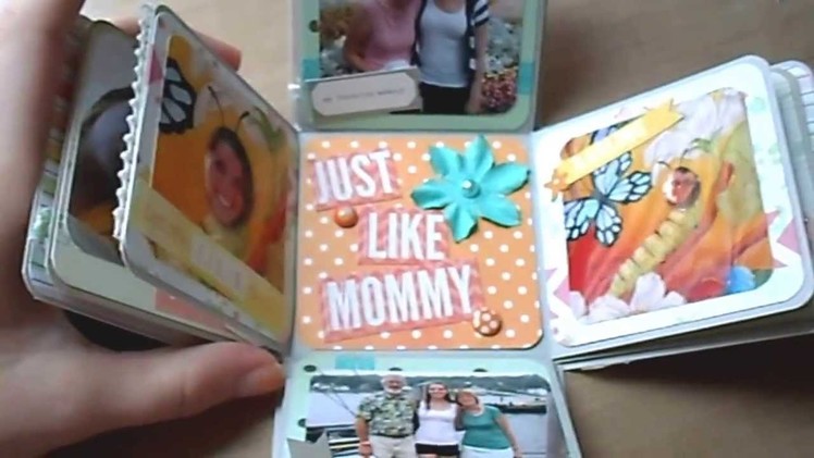 Mother's Day Explosion Scrapbook Box
