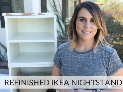 Refinished Ikea Nightstand - Home Decor DIY