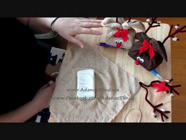 Reindeer Soap.Towel Gift Set - Christmas Crafting [Tutorial]