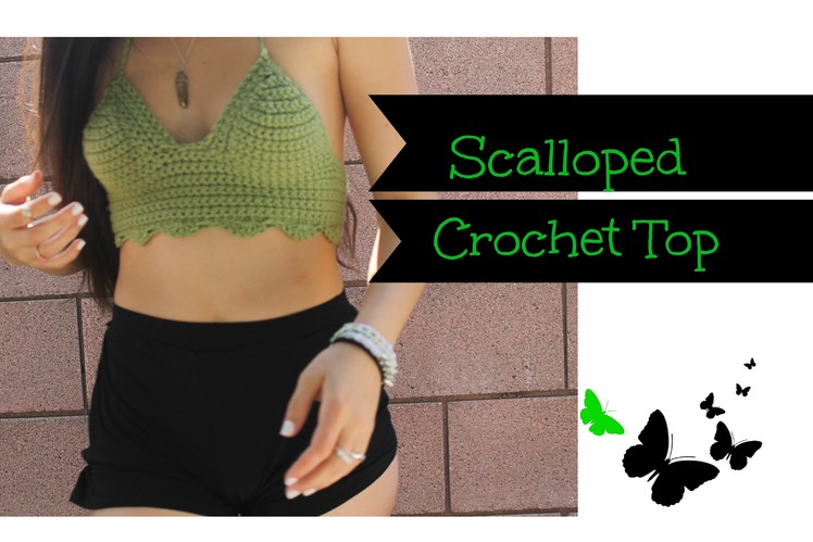 Scalloped Crochet Top