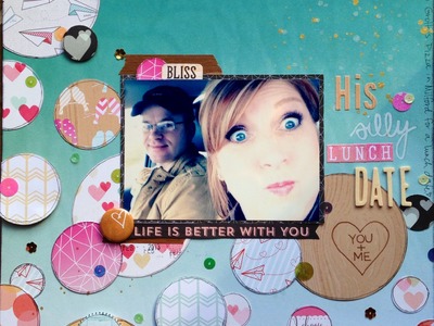 Scrapbooking Process Video 005: His Silly Lunch Date