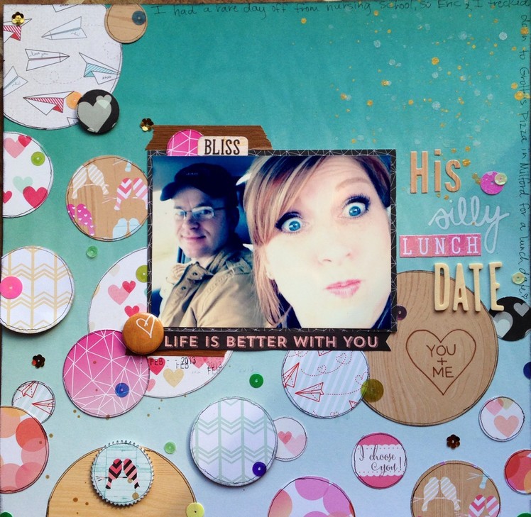 Scrapbooking Process Video 005: His Silly Lunch Date