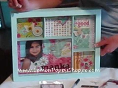 Shadow Box Scrapbooking Project