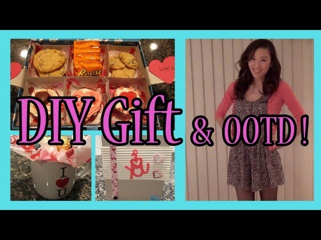 Simple & Thoughtful DIY Gifts! (What I gave my boyfriend for Valentine's 2013! + OOTD)