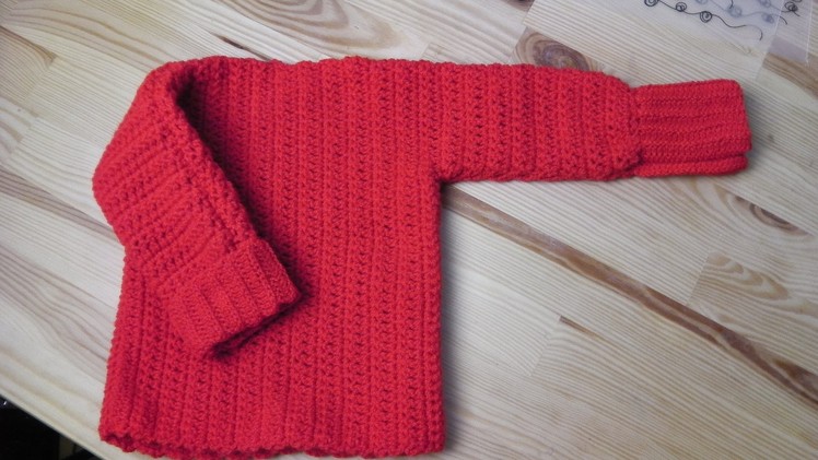 Sweater pullover lefty crochet tutorial