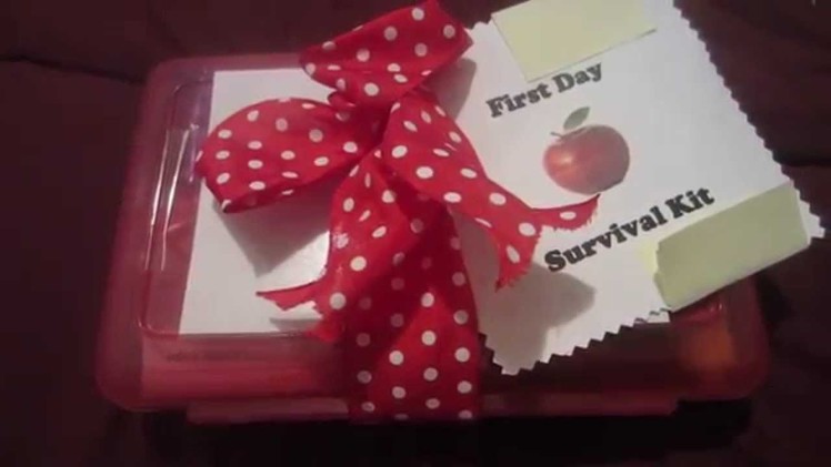 Teacher Survival Kit. Gift Craft Idea