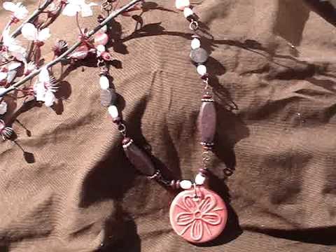 Win this japanese cherry blossom inspired hand made necklace!