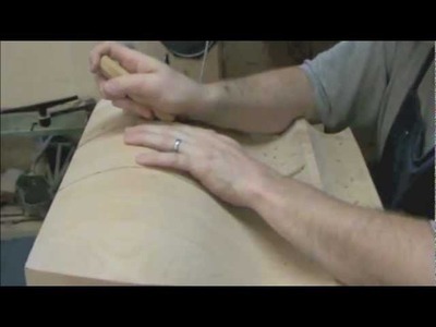 Woodworking:  Routing and Carving on an odd shape