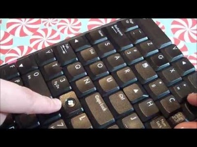 25 Days of Christmas Crafts: Computer Keyboard Notebook (NERD ALERT II)