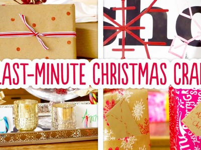 4 Last-Minute Christmas Crafts