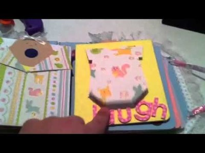Baby mini scrapbook