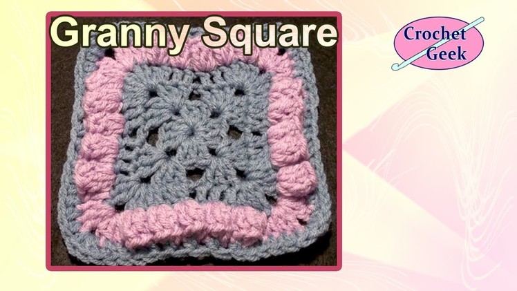 Bellevue Crochet Granny Square Free Crochet Pattern Crochet Geek